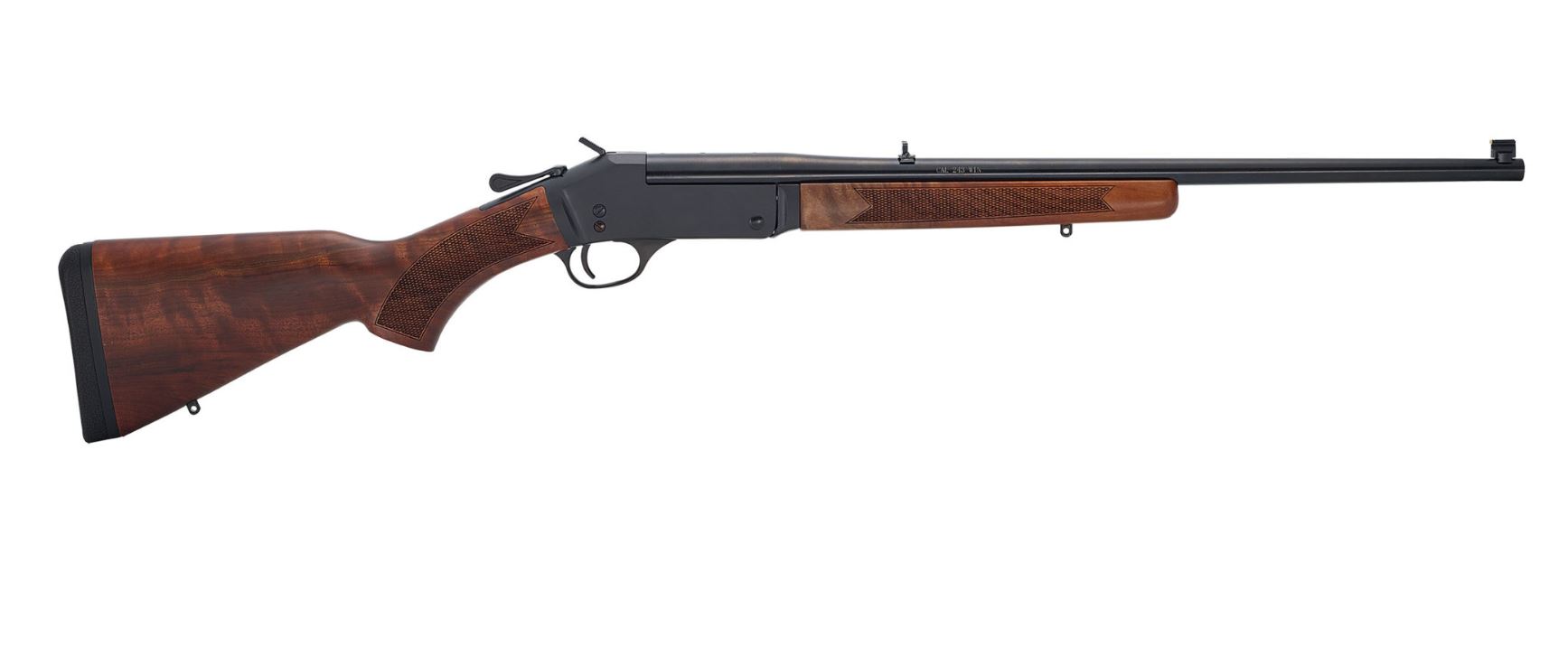 HENRY H15 STEEL SINGLE SHOT YOUTH RIFLE .243 REM 1 ROUND 22"